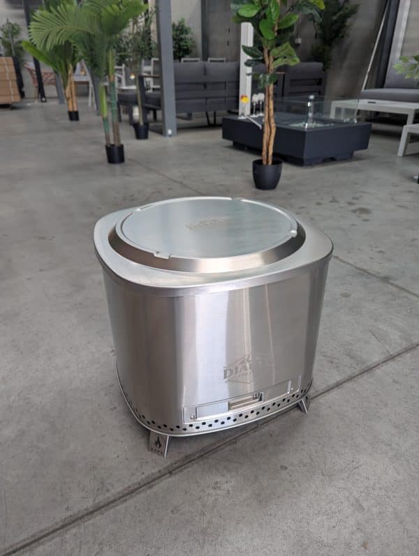 Diablo Smokeless Fire Pit 500mm with Adjustable Grill, Lid & Carry bag - Image 8