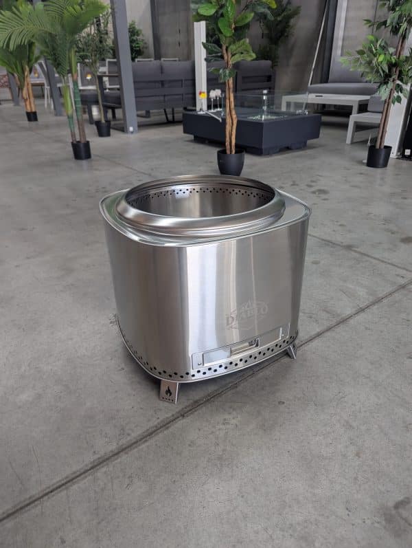 Diablo Smokeless Fire Pit 500mm with Adjustable Grill, Lid & Carry bag - Image 9
