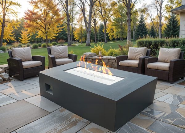 Image presents Outdoor HQ - ETHANOL FIREPIT - 140cmx 70cm x 40cm