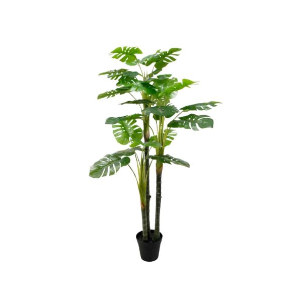 170cm Artificial Monstera Outdoor Decor Tree with 3 Poles and 26 Leaves
