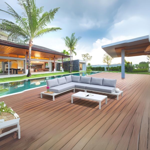 El Churro Outdoor Aluminium Sofa – Modern Comfort