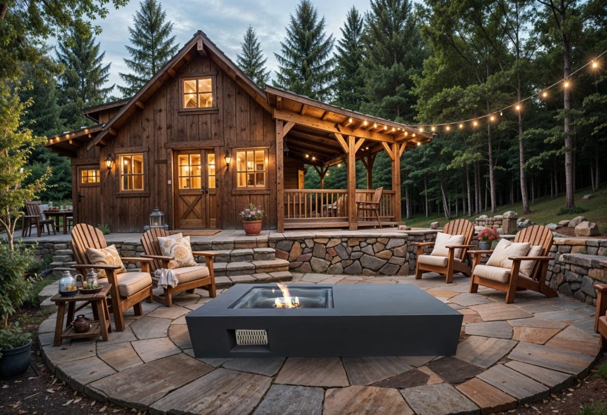 Outdoor HQ 127cm Ethanol Firepit Table 127cmx 76cm X 30cm - Image 1
