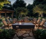 Outdoor HQ 127cm Ethanol Firepit Table 127cmx 76cm X 30cm - Image 3