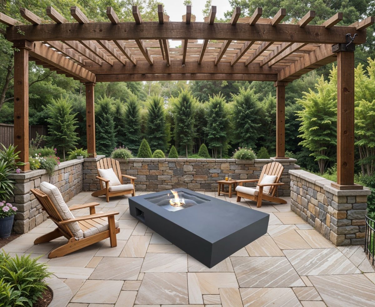 Outdoor HQ 127cm Ethanol Firepit Table 127cmx 76cm X 30cm - Image 4
