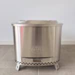 Diablo Smokeless Fire Pit 500mm with Adjustable Grill, Lid & Carry bag