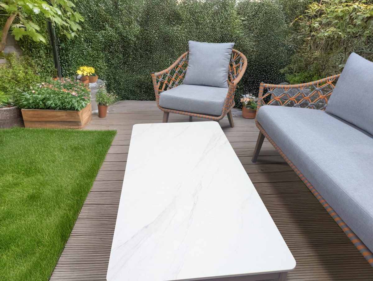 The Barcelona Outdoor Aluminium Sofa – Sleek Design - Image 2