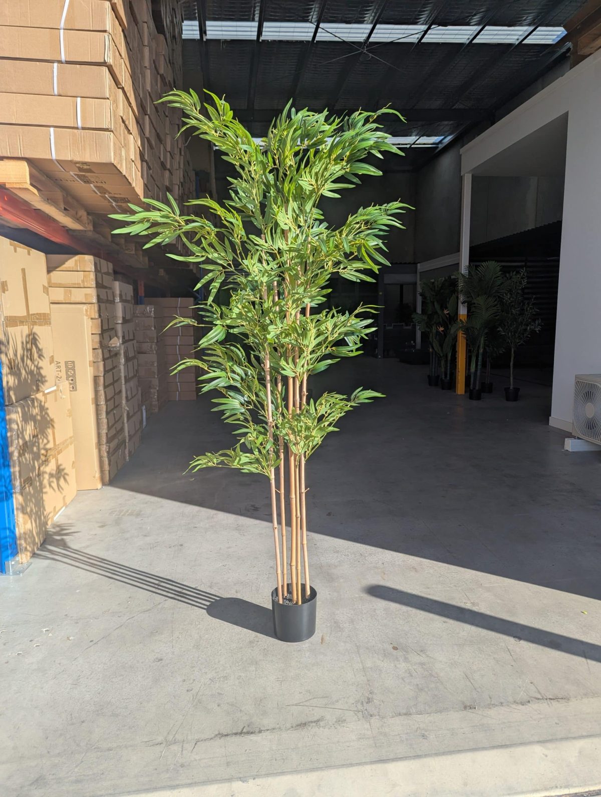 180cm Artificial Bamboo Outdoor Decor Tree with 5 Poles and 20 Branches - Image 2