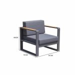 The Toledo Outdoor Aluminium Sofa – Timeless Style - Image 6