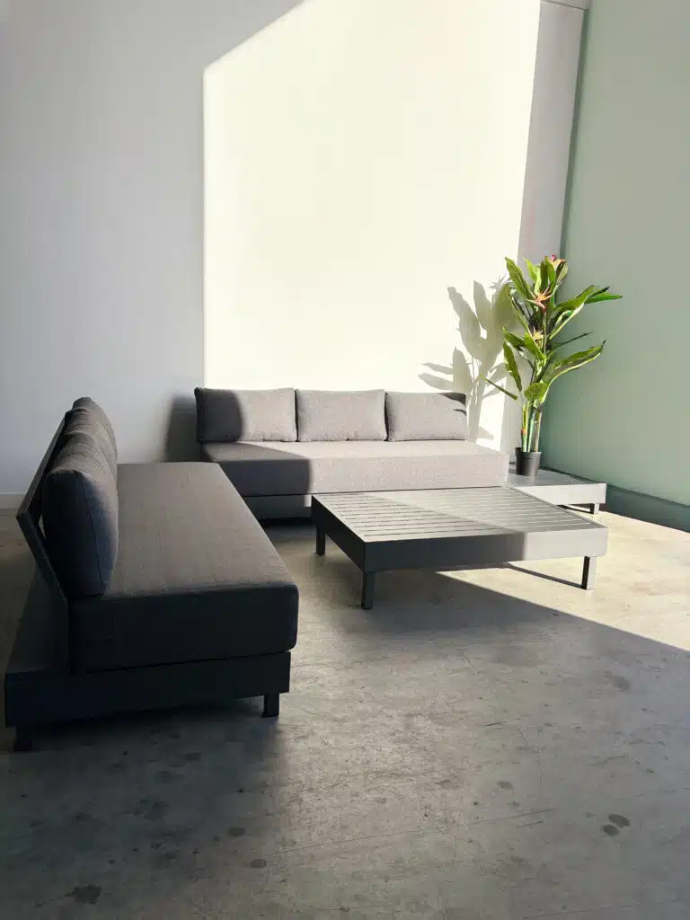 The alicante luxury outdoor sofa set 6 seats