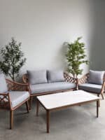 The Barcelona - 4-Seat Aluminium Outdoor Sofa Set - Image 2