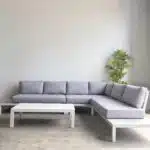 El churro outdoor aluminium sofa modern comfort