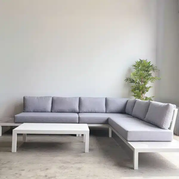 El churro outdoor aluminium sofa modern comfort