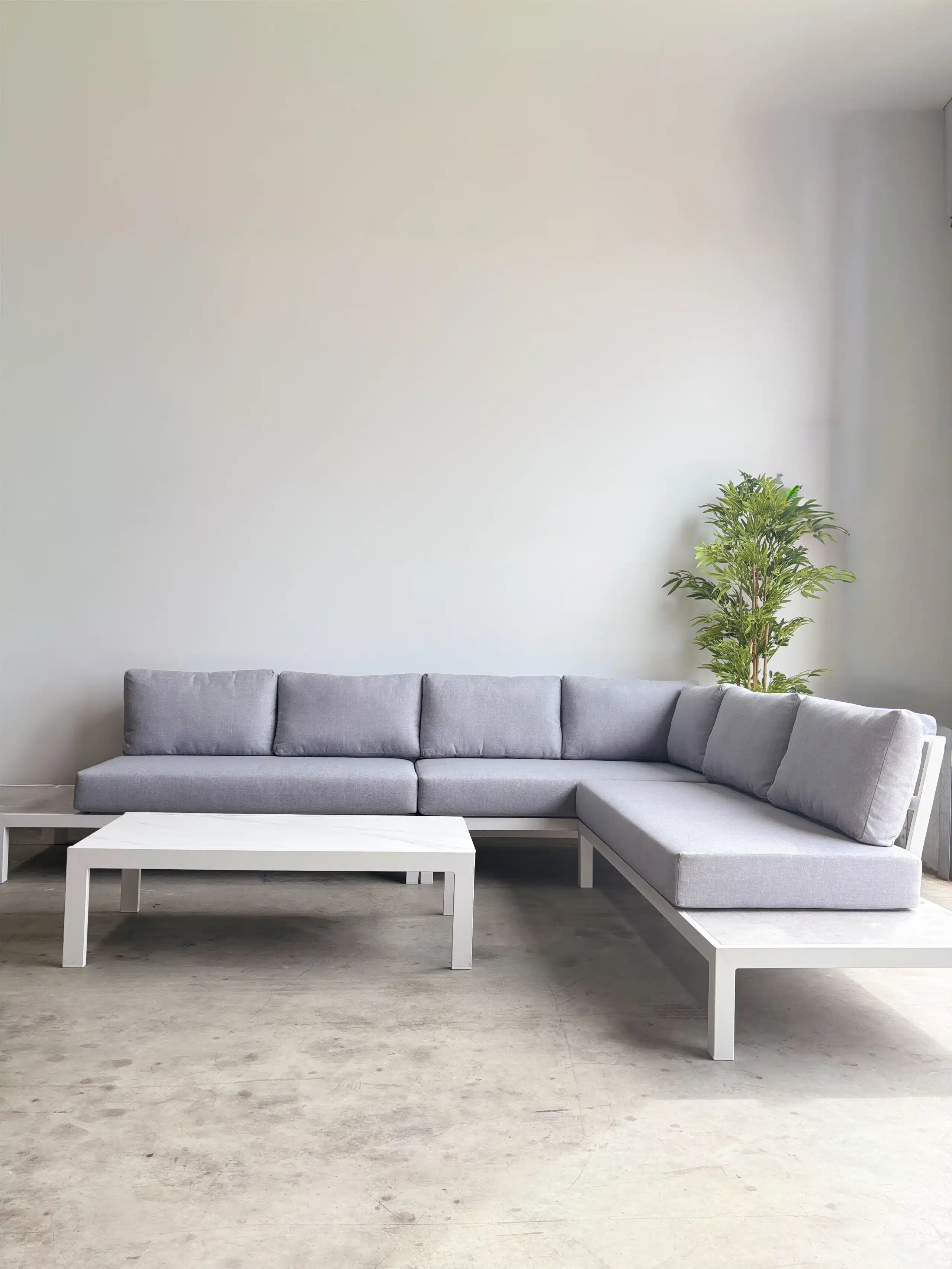 El churro outdoor aluminium sofa modern comfort