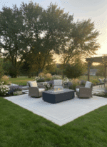 Outdoor HQ 132cm Ethanol Firepit Table – Modern Elegance 132cm x 70cm x 35cm - Image 3