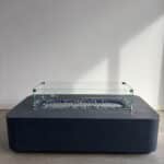 Outdoor HQ 132cm Ethanol Firepit Table – Modern Elegance 132cm x 70cm x 35cm