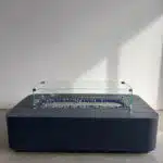 Outdoor hq 132cm ethanol firepit table modern elegance 132cm x 70cm x 35cm