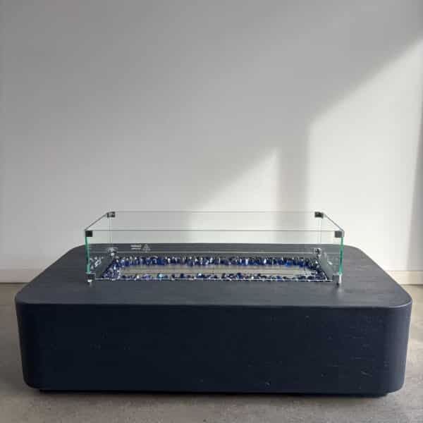 Outdoor HQ 132cm Ethanol Firepit Table – Modern Elegance 132cm x 70cm x 35cm