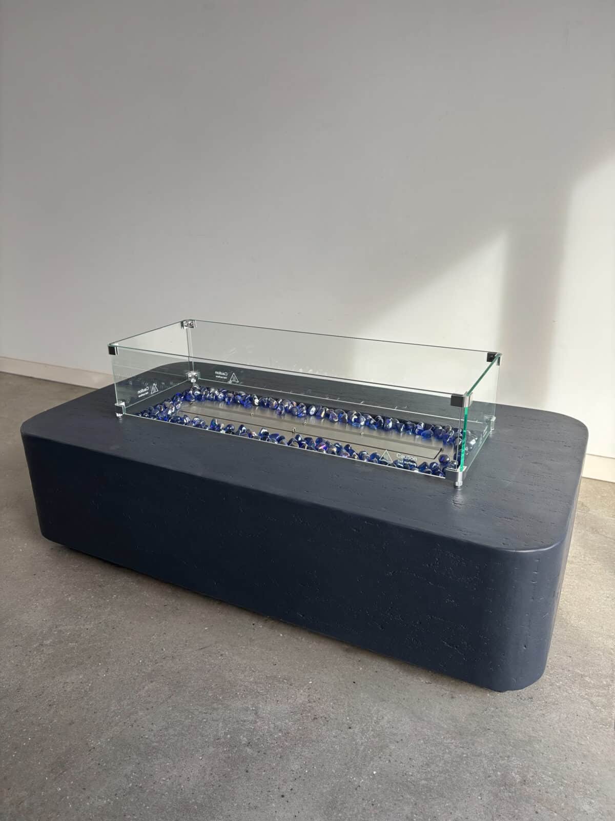 Outdoor HQ 132cm Ethanol Firepit Table – Modern Elegance 132cm x 70cm x 35cm - Image 4