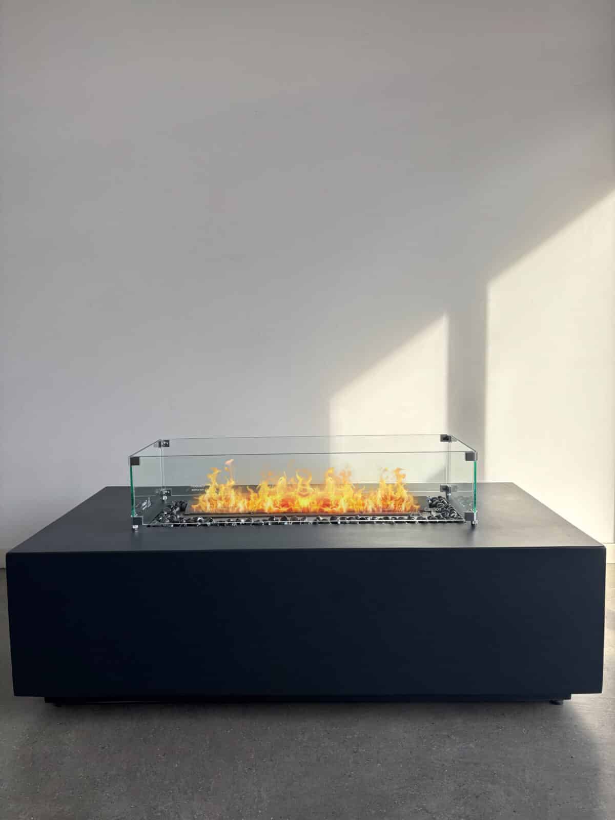 Outdoor HQ Ethanol Firepit Table – Sleek and Safe 140cmx 70cm x 40cm - Image 2