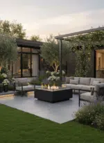 Outdoor HQ 91cm Ethanol Firepit Table – Compact Charm - 91cmx 91cmx 40cm High - Image 3