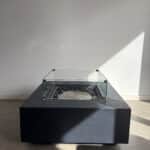 Outdoor HQ 91cm Ethanol Firepit Table – Compact Charm - 91cmx 91cmx 40cm High