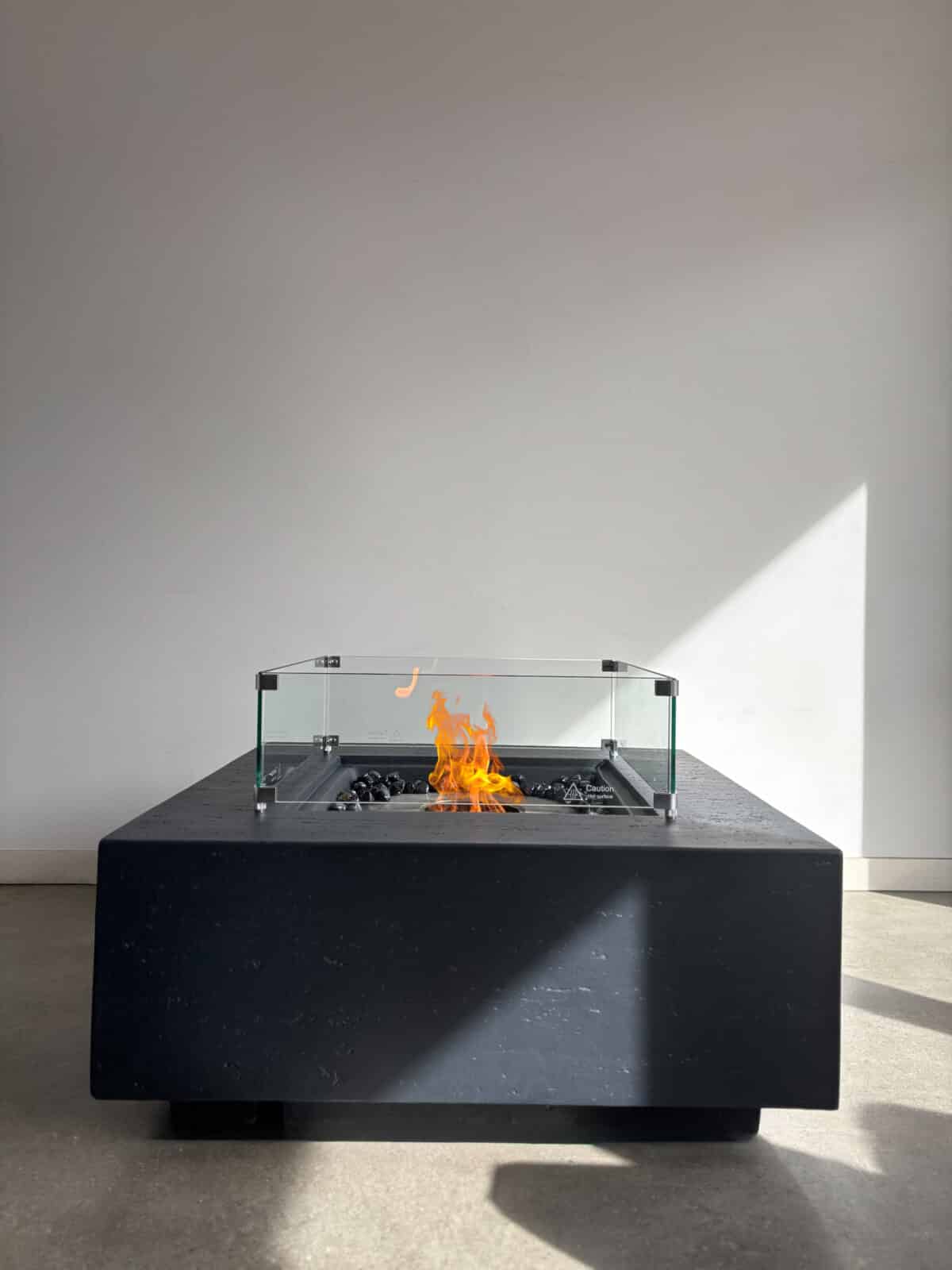 Outdoor HQ 91cm Ethanol Firepit Table – Compact Charm - 91cmx 91cmx 40cm High - Image 2