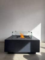 Outdoor HQ 91cm Ethanol Firepit Table – Compact Charm - 91cmx 91cmx 40cm High - Image 2