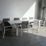 La mesa retractable 10 seat outdoor dining table