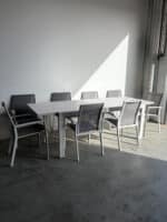 La Mesa - Premium 10-Seat Aluminium Outdoor Dining Table Set