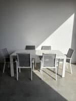 La Mesa - Premium 10-Seat Aluminium Outdoor Dining Table Set - Image 4