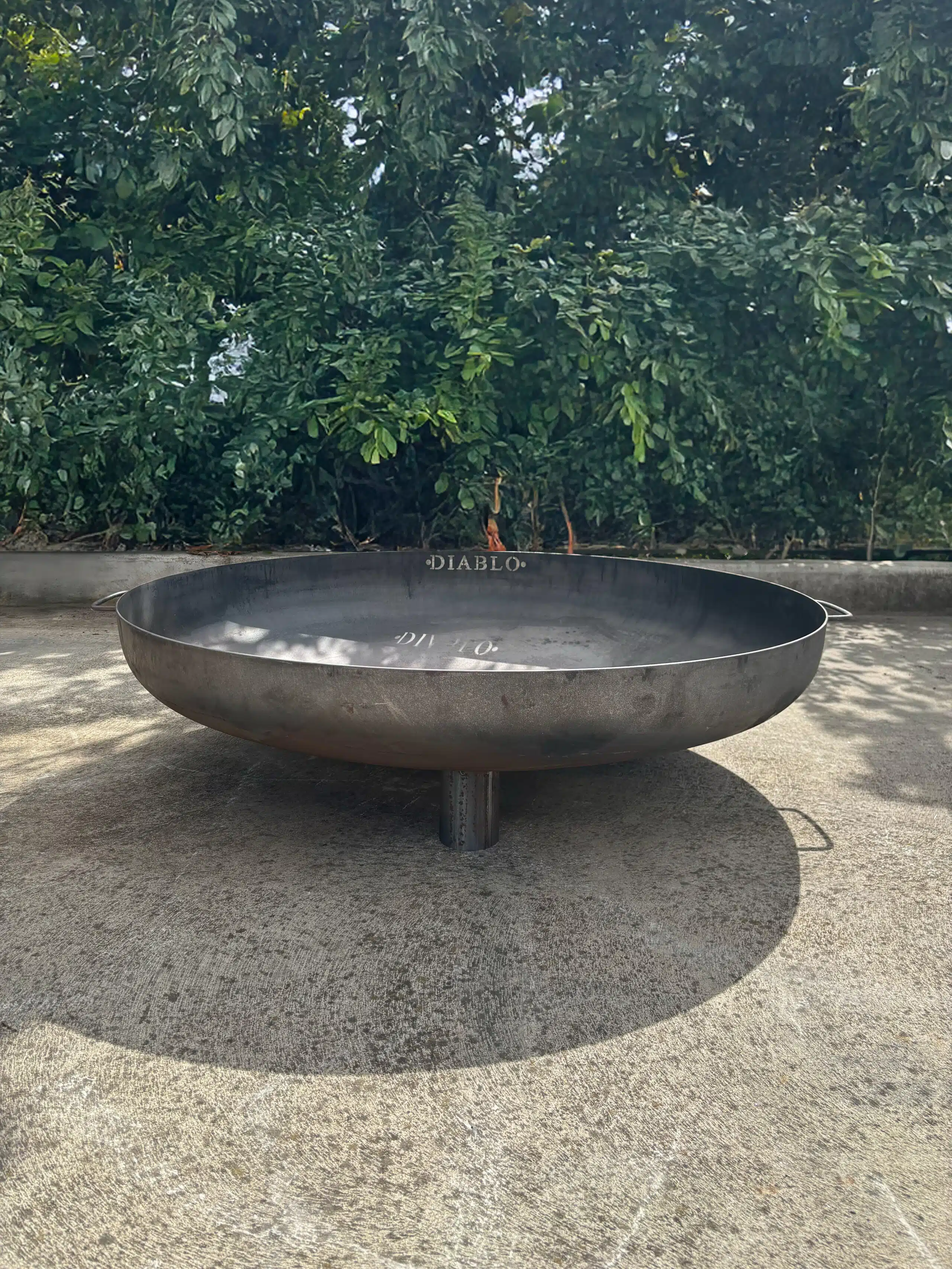 steel-firepit-1000x270-1 Carbon steel firepit 1000mm x 3mm with base