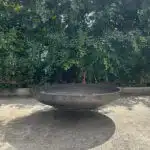 Carbon steel fire pit 1000mm x 3mm with 103x76mm