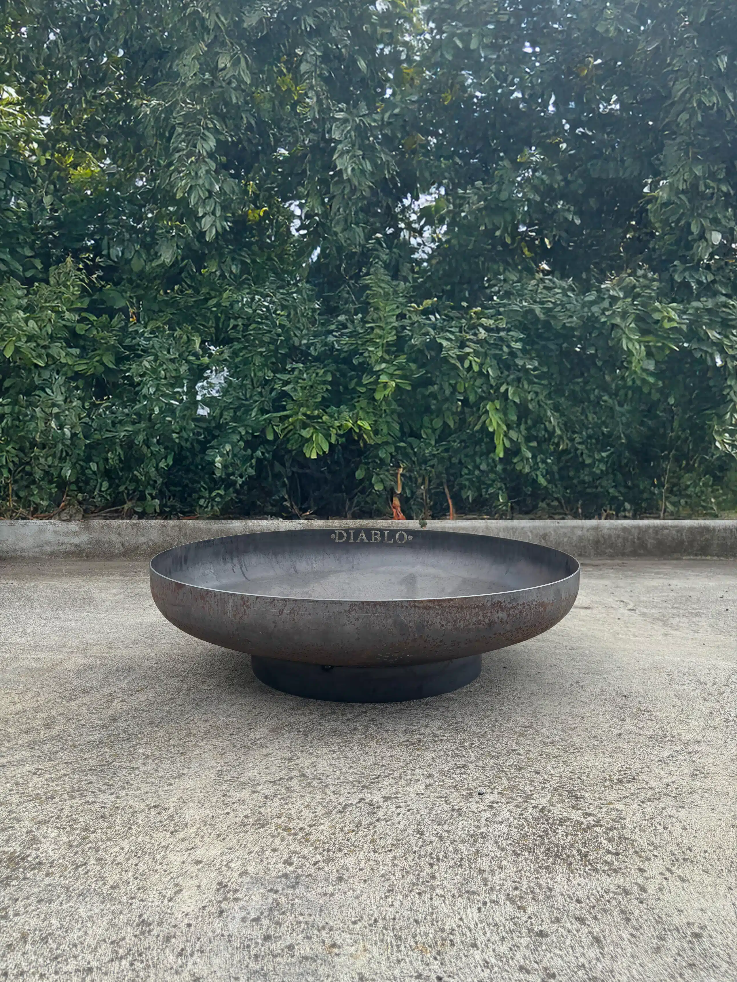 Carbon steel fire pit 800mm x 3mm