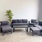 The toledo outdoor aluminium sofa timeless style