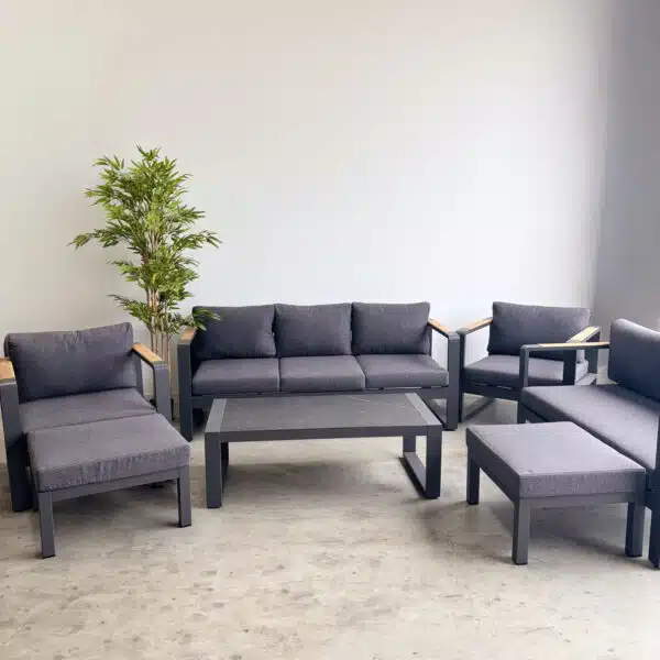 The toledo outdoor aluminium sofa timeless style