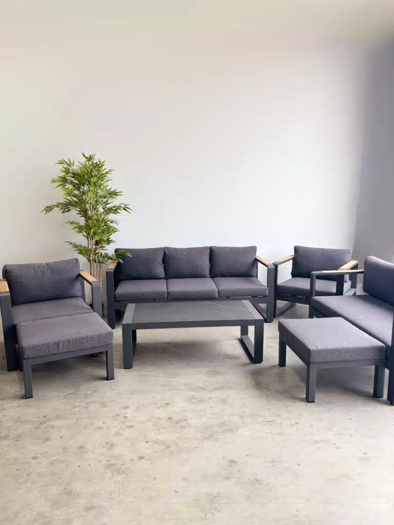 The toledo outdoor aluminium sofa timeless style