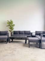 The Toledo - 7-Seat Aluminium Outdoor Sofa Set - SOLD OUT - Image 3