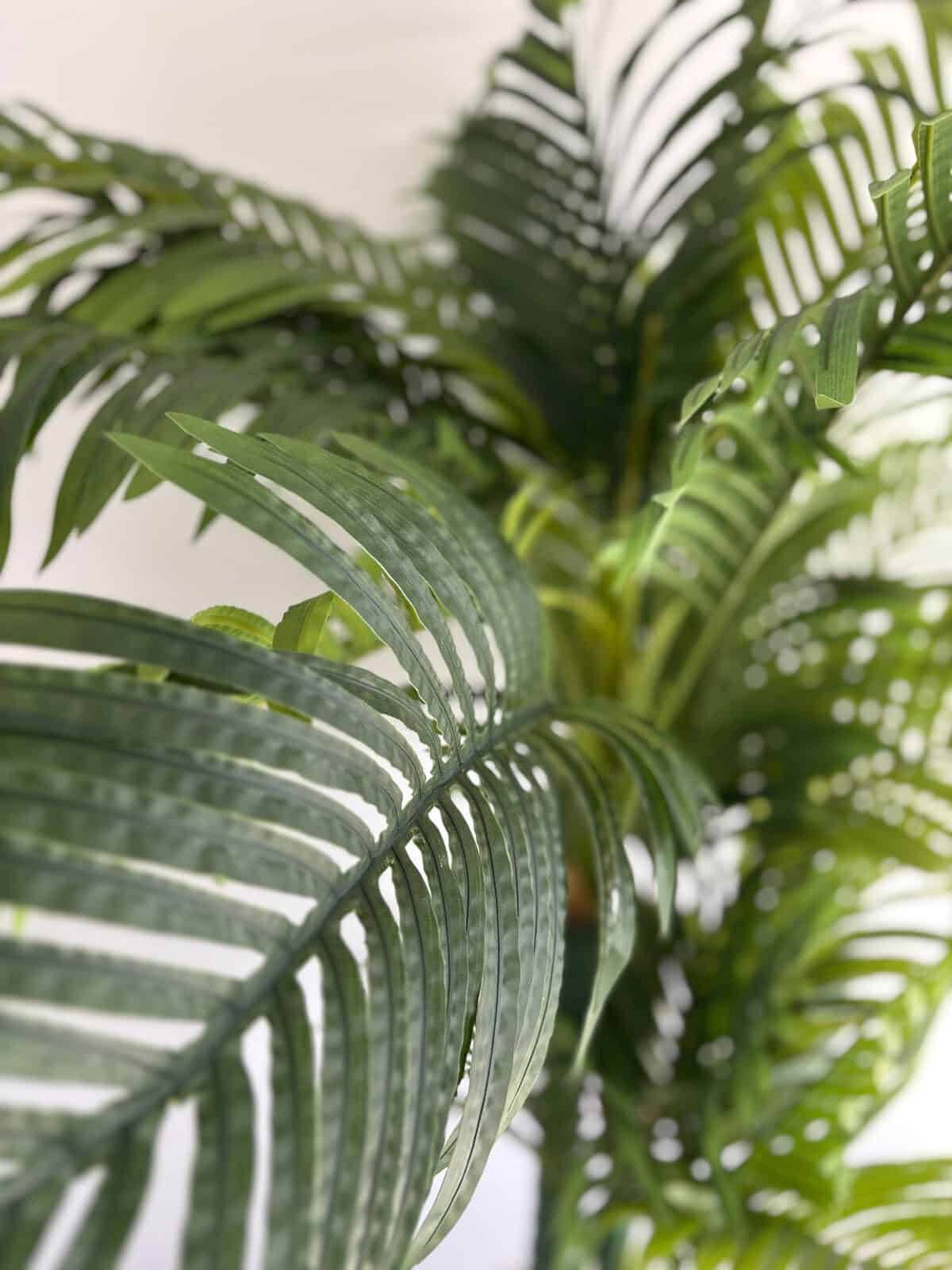 180cm Artificial Areca Palm Outdoor Decor Tree with 3 Poles and 24 Leaves - Image 2