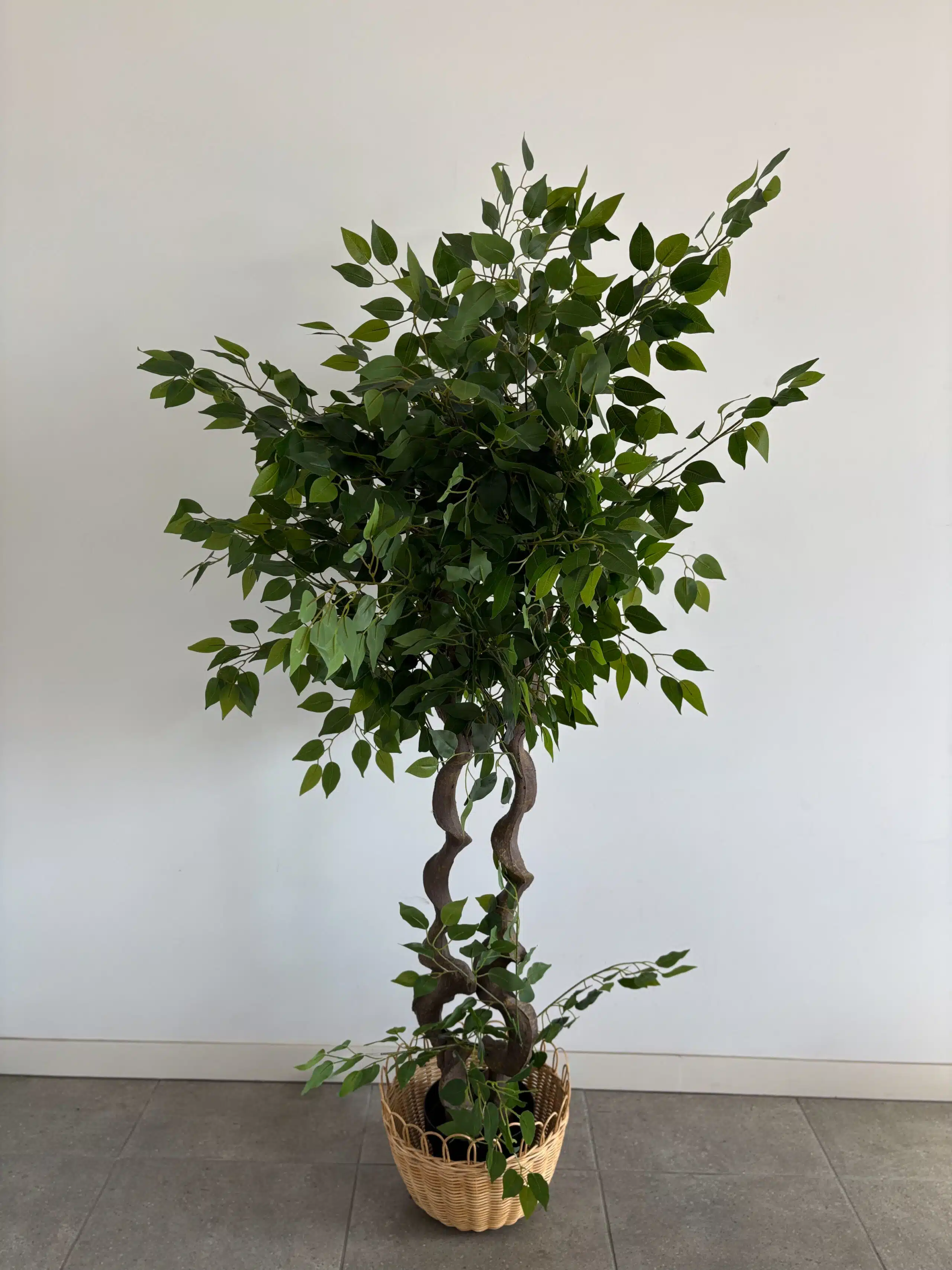180cm artificial banyan outdoor decor tree with 2 poles