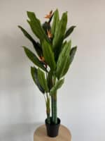 150cm Artificial Birds of Paradise Plant with 3 Poles and 26 Leaves