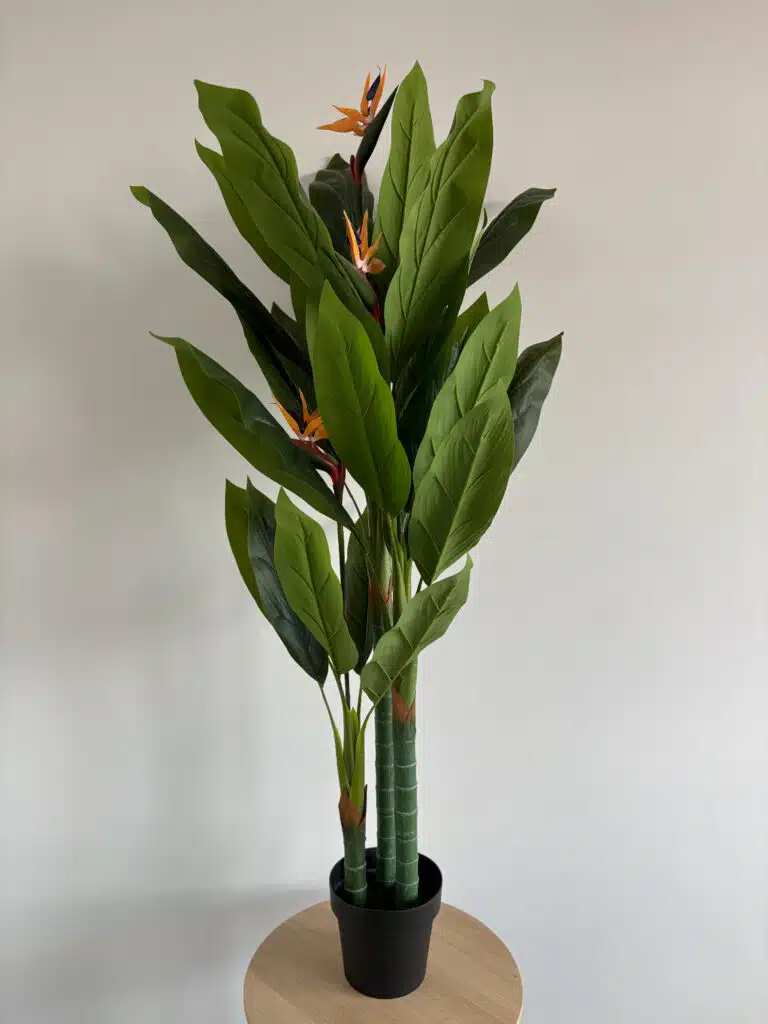 150cm artificial birds of paradise plant with 3 poles and 26 leaves