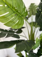 170cm Artificial Monstera Outdoor Decor Tree with 3 Poles and 26 Leaves - Image 2