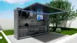 Diablo outdoor kitchen pod