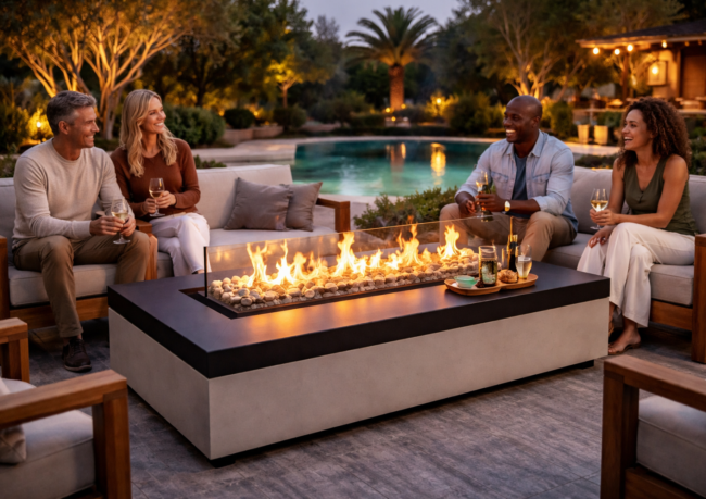 Ethanol Fire Tables for Modern Heating Spaces