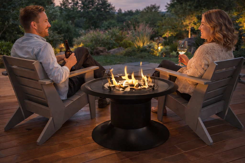 Patio Fire Pits for Stylish Heating in Outdoor Space