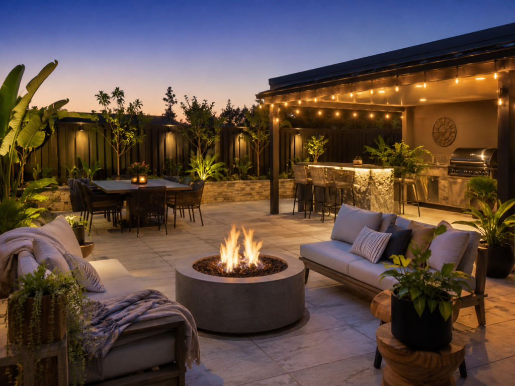 How to Build a Cosy Outdoor Corner for Cold Nights