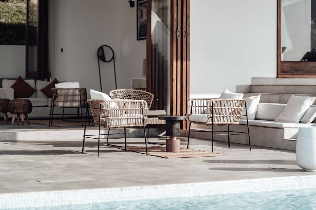 How do I protect outdoor furniture
